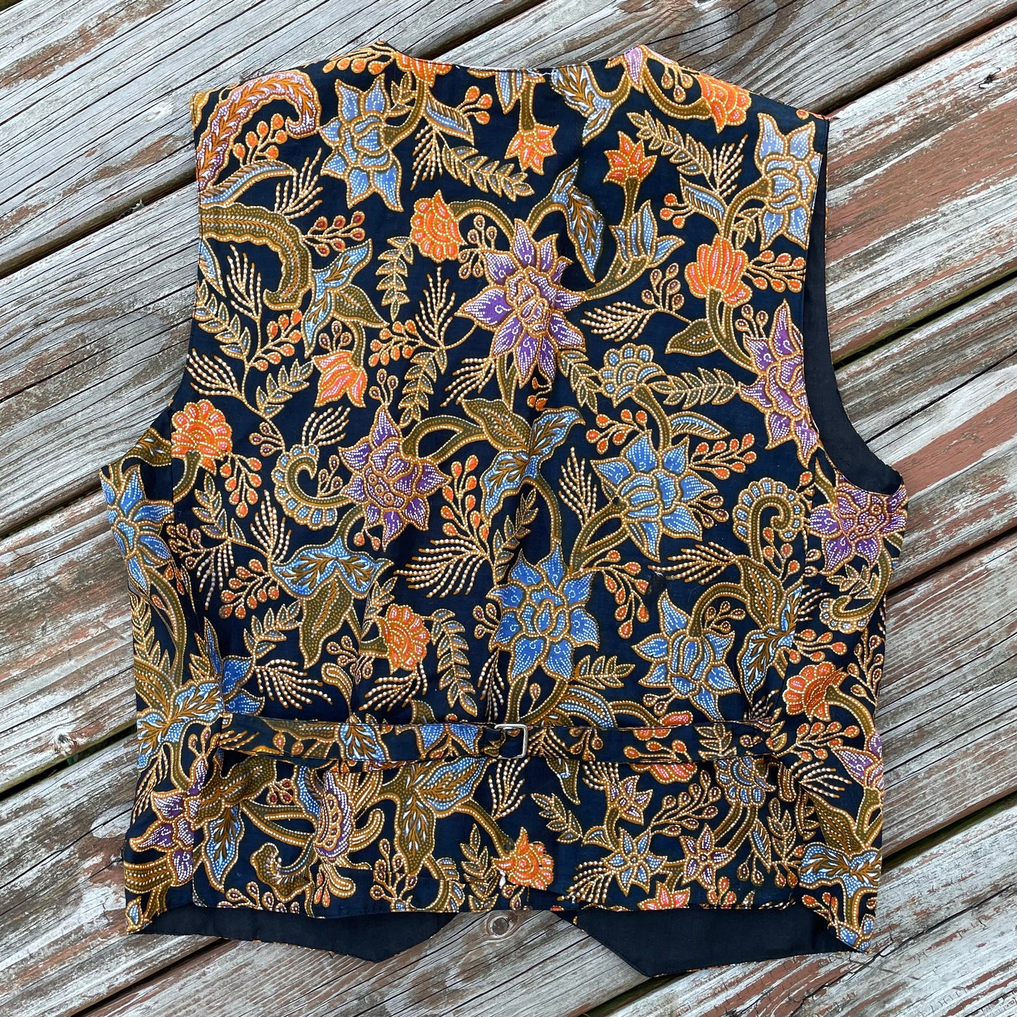 Vintage Effeci Floral Beaded Vest