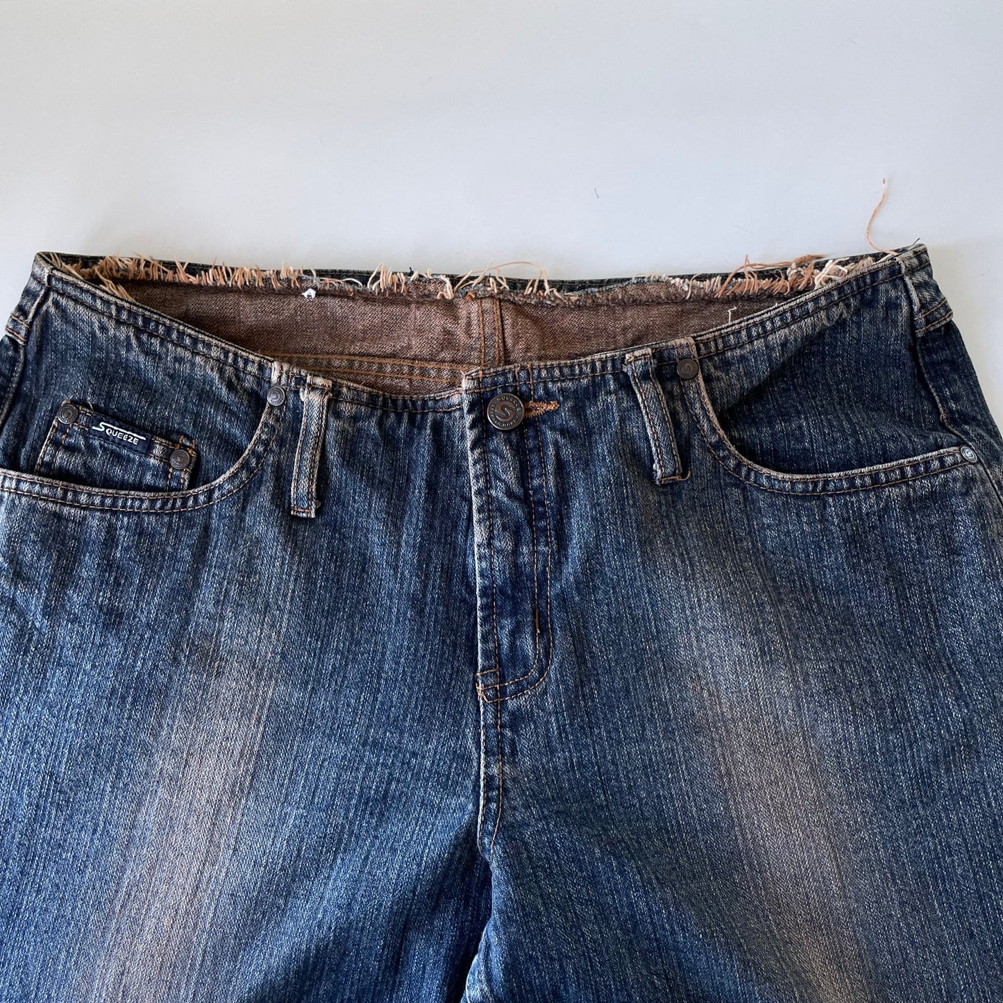 Vintage Y2K Squeeze Warm Wash Mid Rise Flare Jeans
