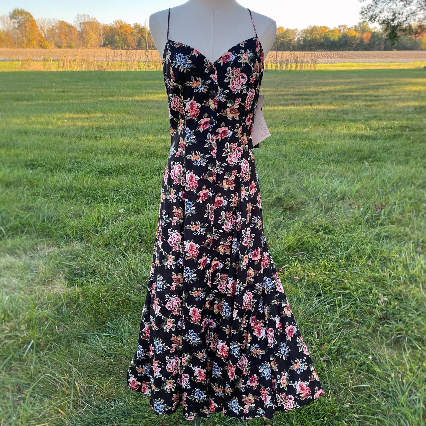Vintage Rampage 90’s Button Down Floral Dress