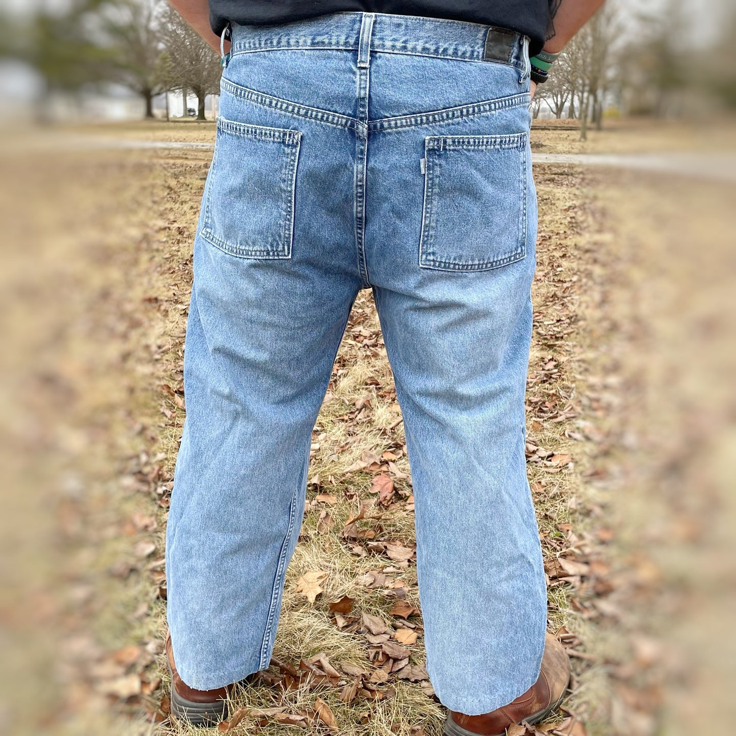 Vintage Y2K 2001 Silvertab Levi’s HEMMED Denim Jeans
