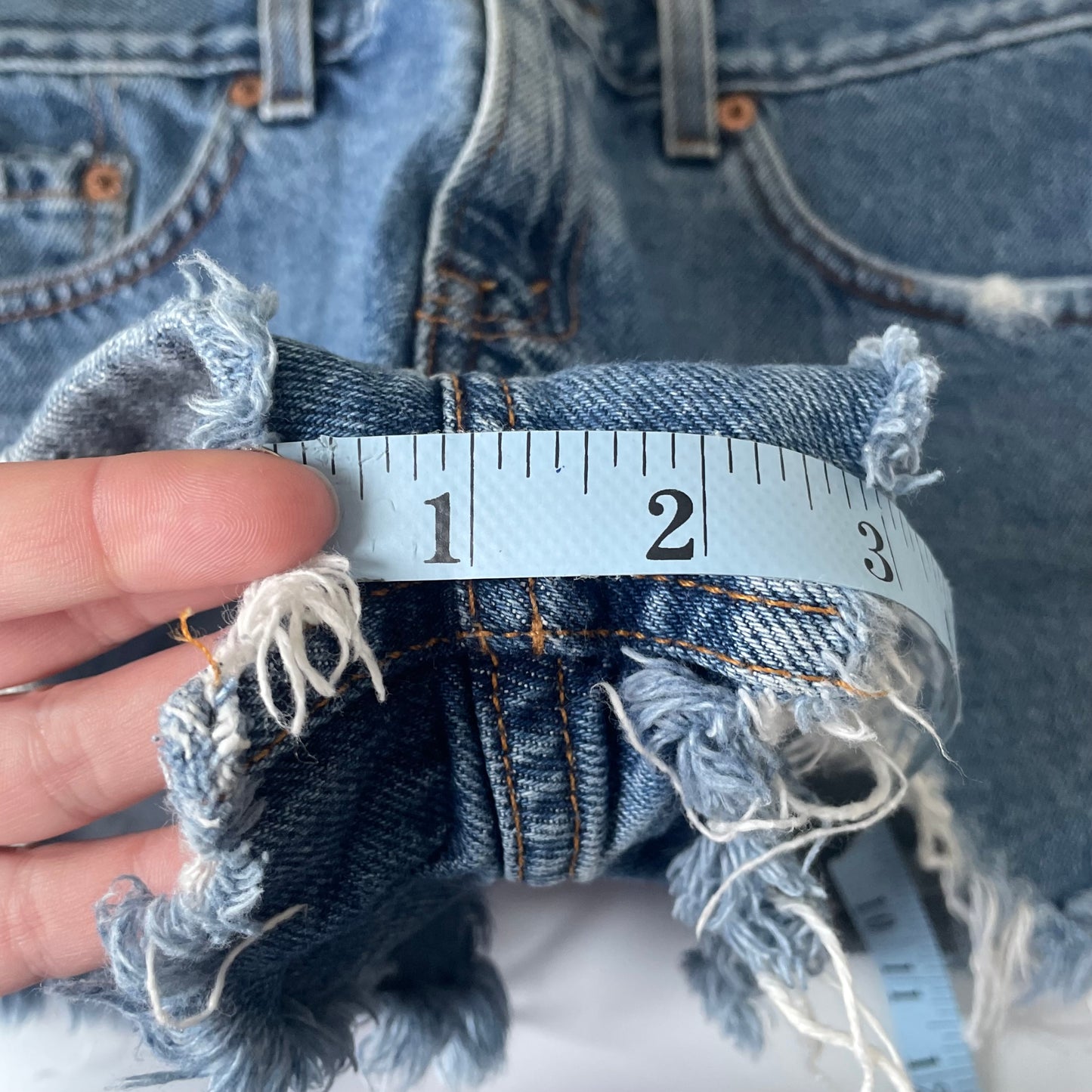 Vintage Y2K Levi’s Daisy Duke Distressed Cutoff Shorts