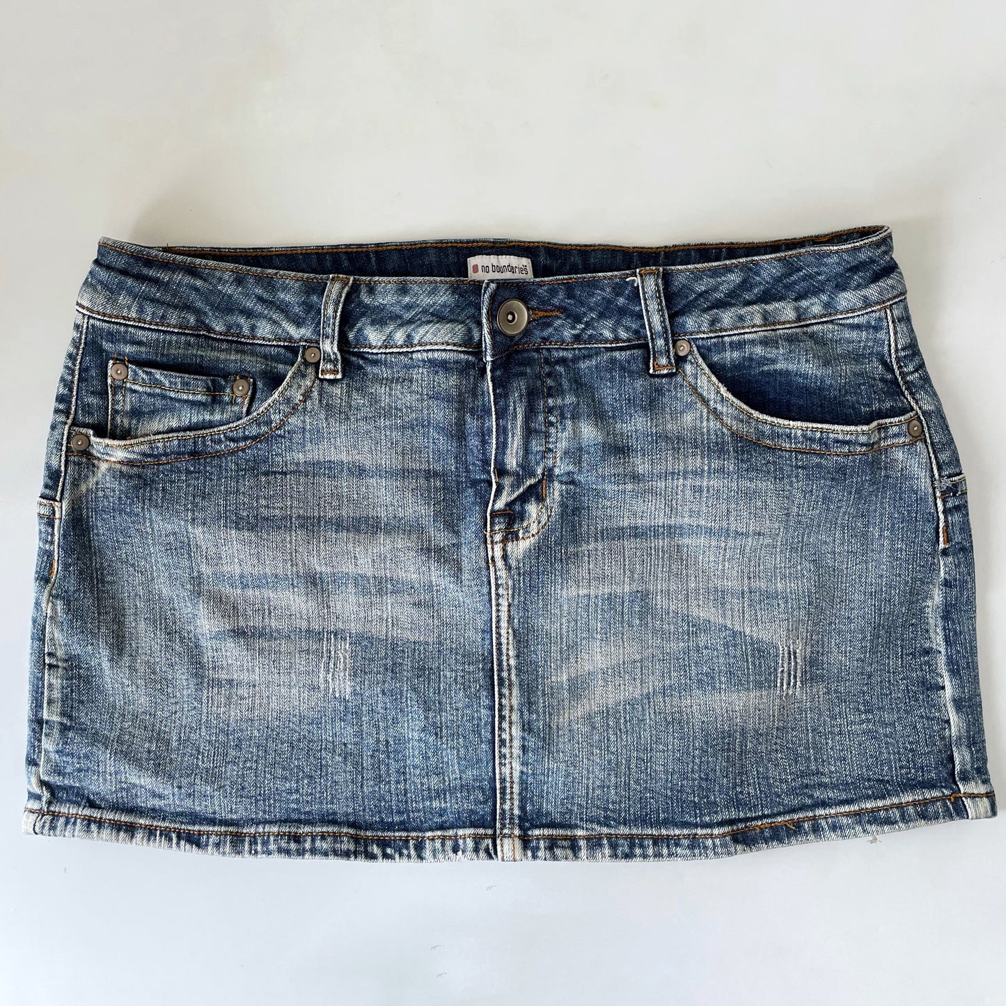 Y2K No Boundaries Denim Mini Skirt