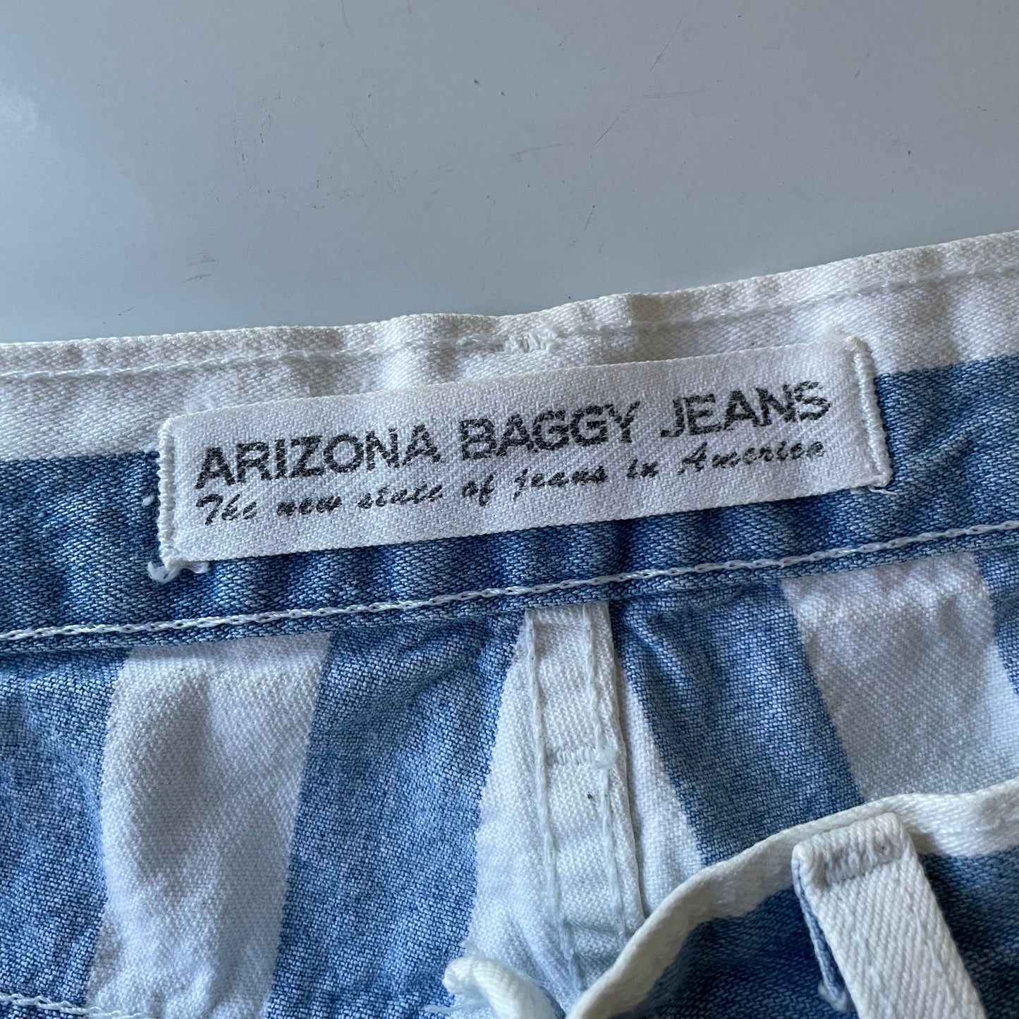 Vintage 90’s Striped Arizona Baggy Jean Mom Shorts