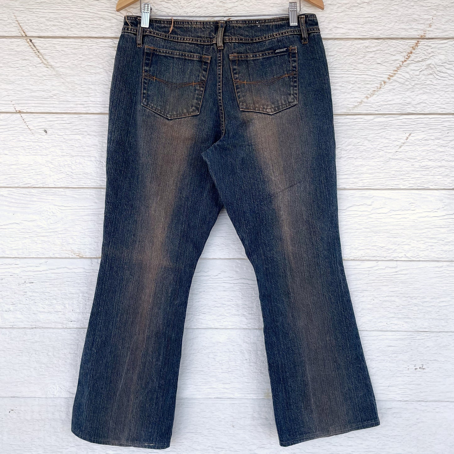 Vintage Y2K Squeeze Warm Wash Mid Rise Flare Jeans