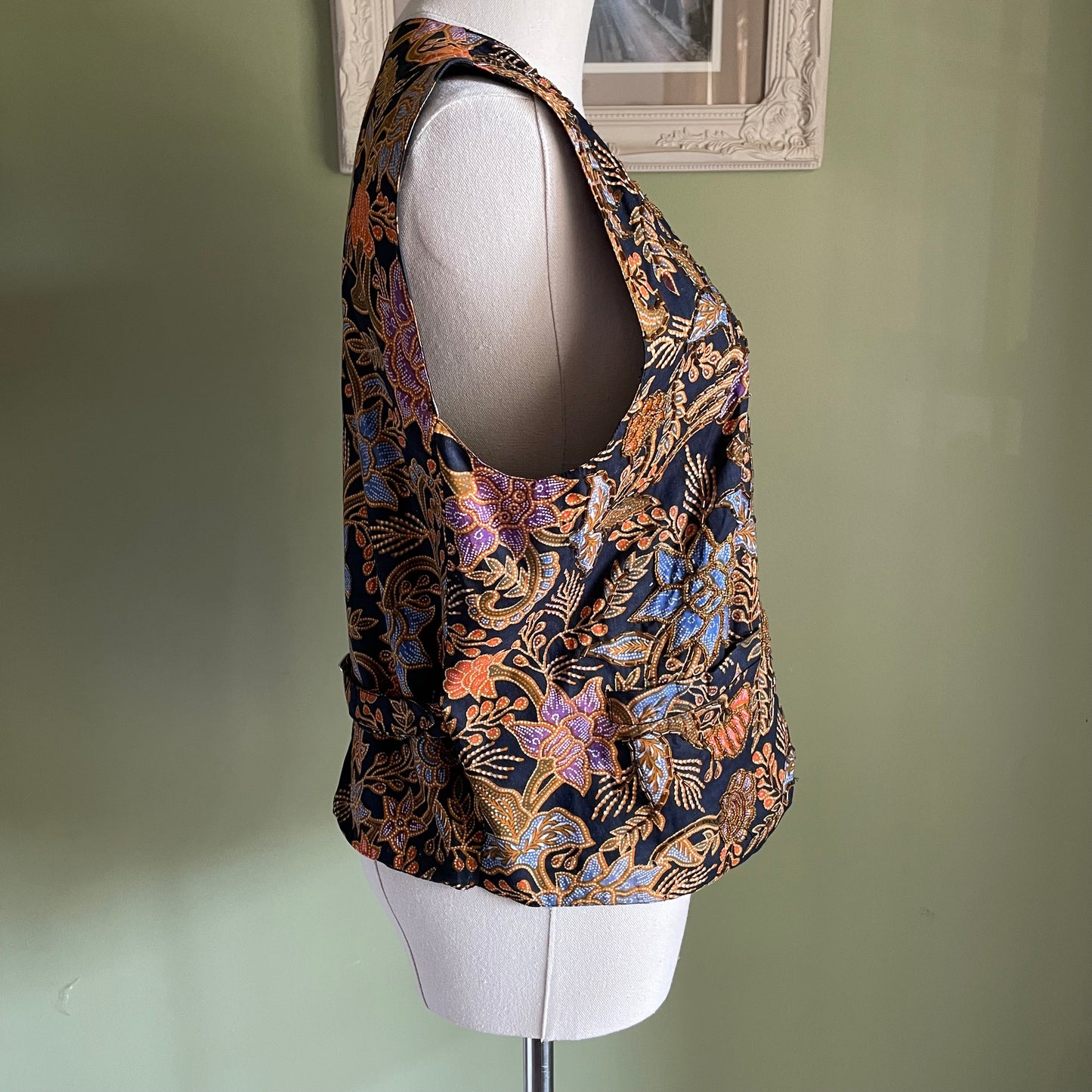 Vintage Effeci Floral Beaded Vest