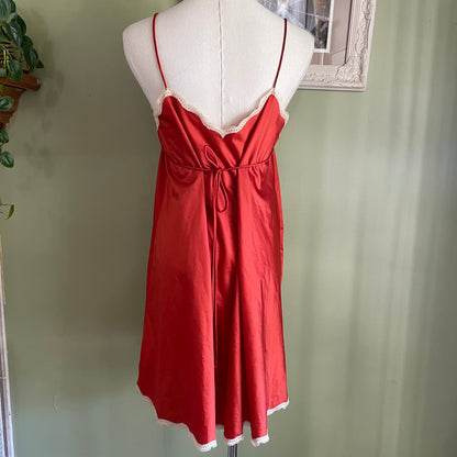 Vintage 60’s Vanity Fair Burnt Orange Nylon Slip