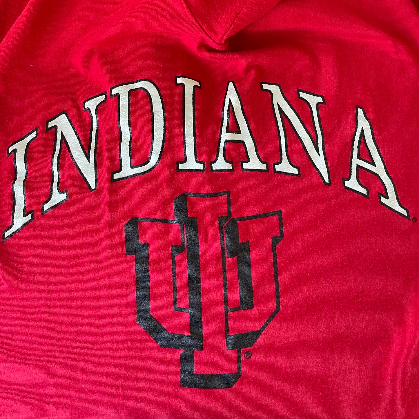 Vintage 90’s Bike Athletic IU Indiana University Side Printed Red T-Shirt