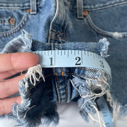 Vintage Y2K Levi’s Daisy Duke Distressed Cutoff Shorts