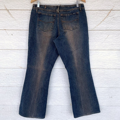 Vintage Y2K Squeeze Warm Wash Mid Rise Flare Jeans