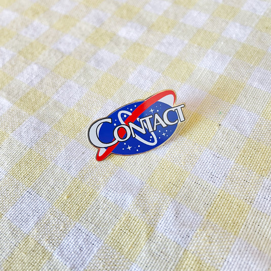 Vintage 90’s “Contact” Space Movie Lapel Pin Brooch