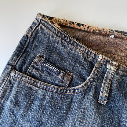 Vintage Y2K Squeeze Warm Wash Mid Rise Flare Jeans