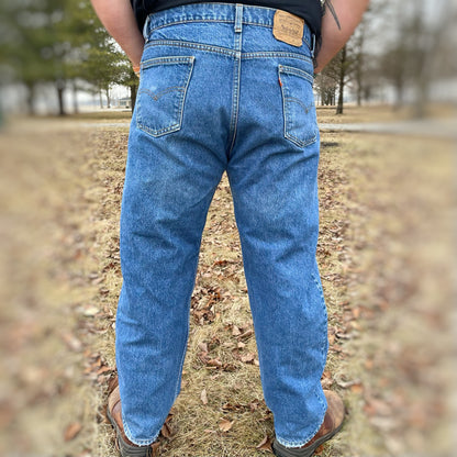 Vintage 80s/90s Orange Tab 505 Levi’s 100% Cotton Denim Jeans